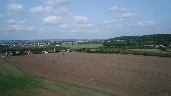 French Vexin Regional Natural Park seen from the sky by Zenistock