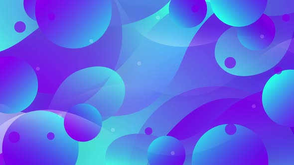 Blue Purple Gradients and Shapes