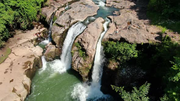 Malacatiupan Waterfalls Awesome Aerial