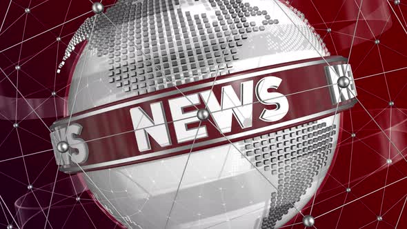 Broadcast News Looping Background Seamless Loop