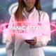 Female Doctor Hologram Word Illness Panic Attack - VideoHive Item for Sale