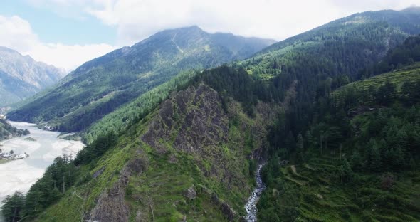 Valley of River Ganges in Himalaya India