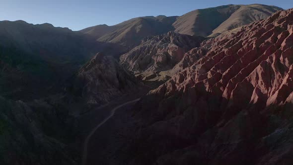 Aerial San Pedro De Atacama, Antofagasta - Chile. Desert. Andes. Rainbow Valley alt