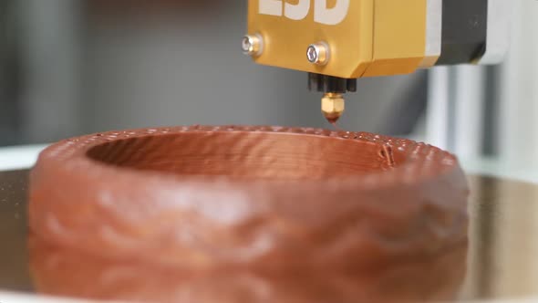 Creating Delicious Chocolate Dessert With 3D Printer