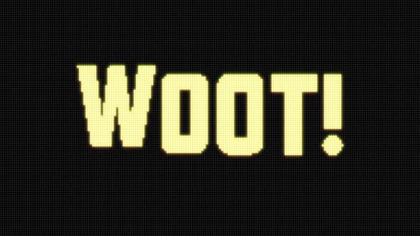 WOOT! On Jumbotron Screen