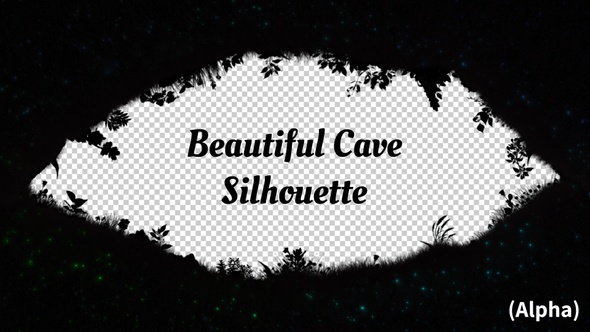 Beautiful Cave Silhouette