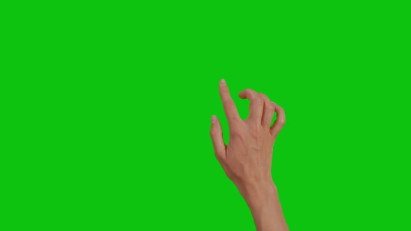 Gestures Chroma Key pack. Gestures at Green Screen Background., Stock ...