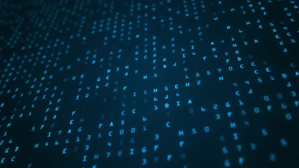 Futuristic information technology background. binary code high tech background. alt