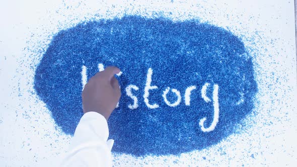 Blue Writing History