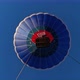Hot Air Balloon With American Flag Is Flying In The Air With Ropes Attached - VideoHive Item for Sale