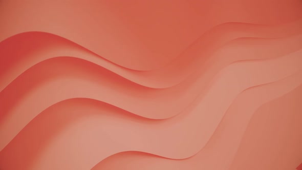 Simple Wavy Corporate Red Background
