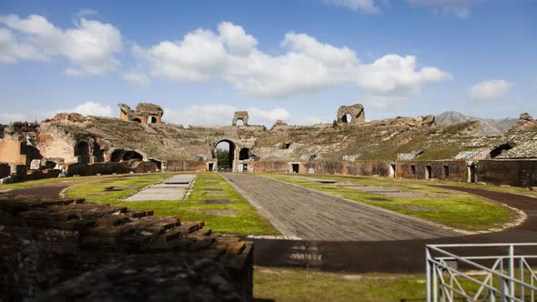 Roman Amphitheatre motion Timelapse alt