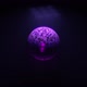 A 3D Illustration of  FHD 60FPS Purple Neon Sphere - VideoHive Item for Sale