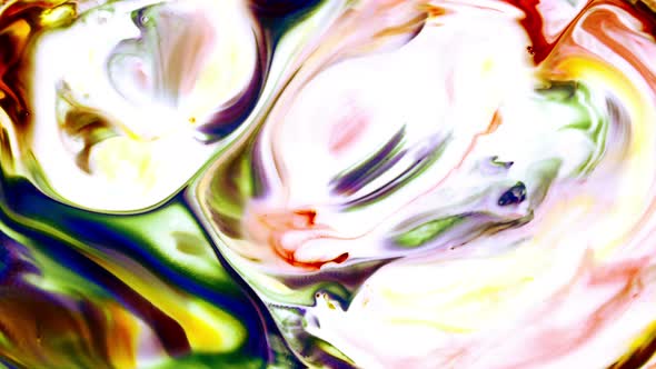 Abstract Colorful Paint Turbulence Explode 2