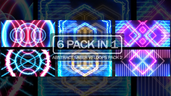 Abstract Saber Vj Loops Pack 2