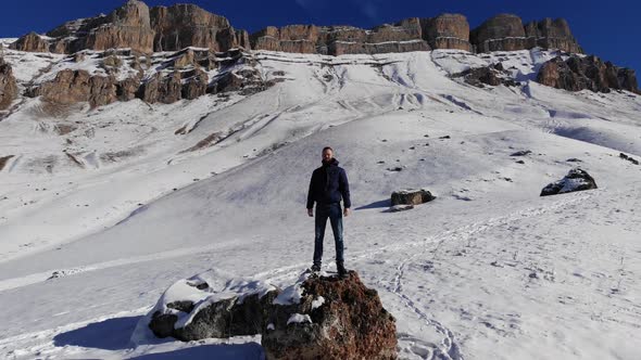 The Aerial View is the Pleasure of Climbing to the Top of the Mountain and the Feeling of a Winner alt