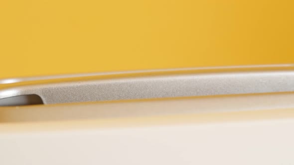 White bread in two-slot automatic electric toaster close-up 4K footage alt