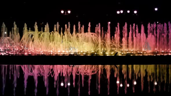 Night City Fountains