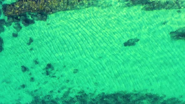 Aerial view of Shelly Beach Caloundra, Sunshine Coast, Queensland, Australia alt