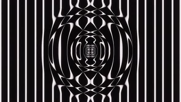 Blackandwhite Fantasy of an Endless Looped Abstract Pattern 02 alt