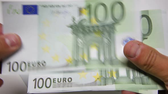 Euro 100 € Money Show Count