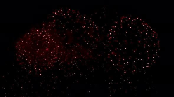 Many flashing colourful fireworks in event amazing with black background. alt