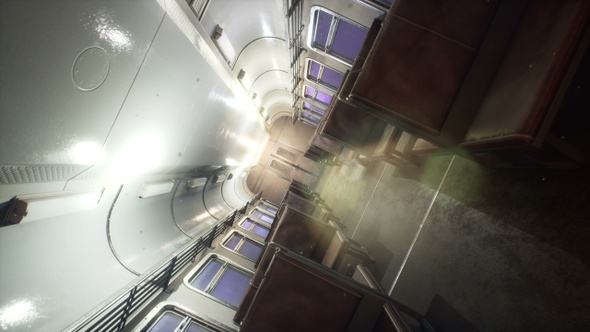 Flying In The Carriage Of An Interstellar Train