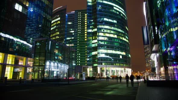 Night Street Near Downtown