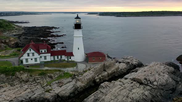 A Drone Video of Portland Lighthouse