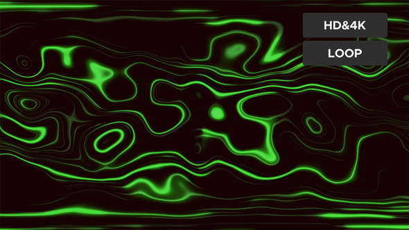 Smooth Liquid Background Loop (Green)