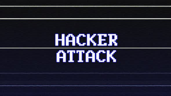 Hacker Attack Glitch Text