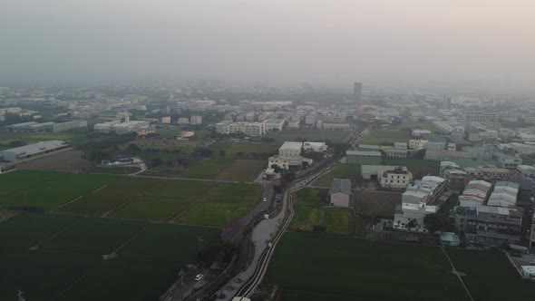 The Aerial view of Taichung alt