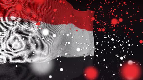 Yemen Flag Particle Animation alt