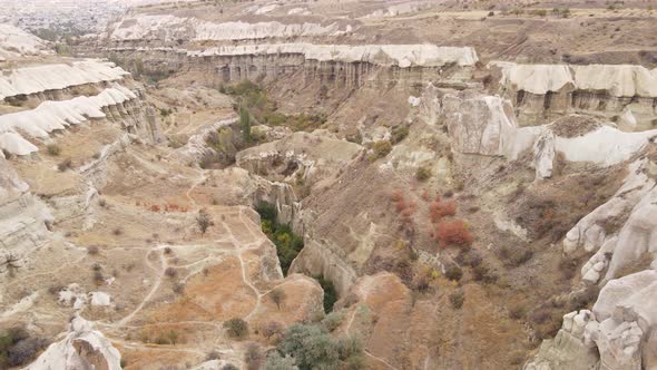 Cappadocia Landscape Aerial View. Turkey. Goreme National Park alt
