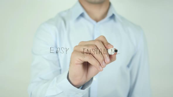 Easy Installments, Writing On Screen alt