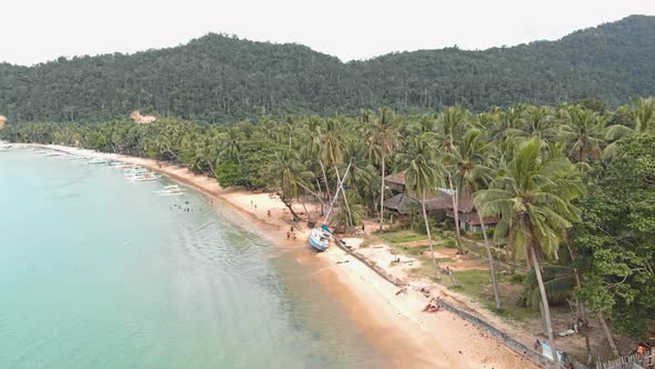 Stunning, beautiful drone shots taken in Port Barton, Palawan, The Philippines.