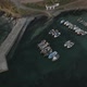 Small Seawall Harbour Cornwall South Coast High Tide Boats Portscatho Roseland Coast Aerial Birds Ey - VideoHive Item for Sale