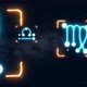Zodiac Signs Flying In Space - VideoHive Item for Sale