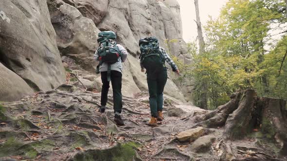 Boy Helps Girl To Step Up alt