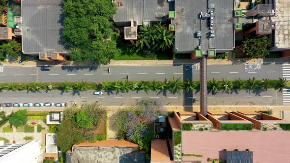 Enterprise building offices at brazilian capital city. Sao Paulo Brazil alt