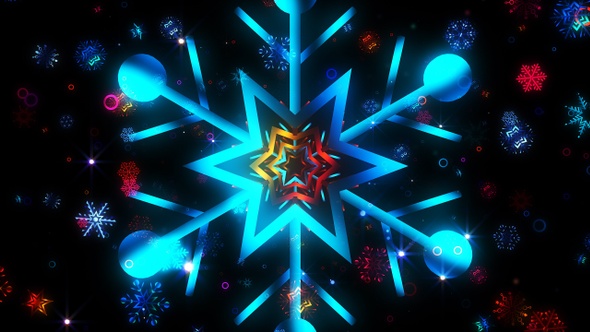 Snowflakes Christmas Background Hd