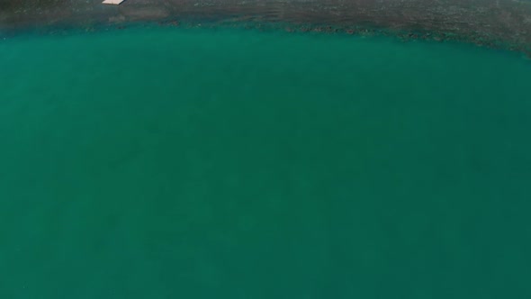 Aerial View of Coastline of Koh Phangan Island in Thailand
