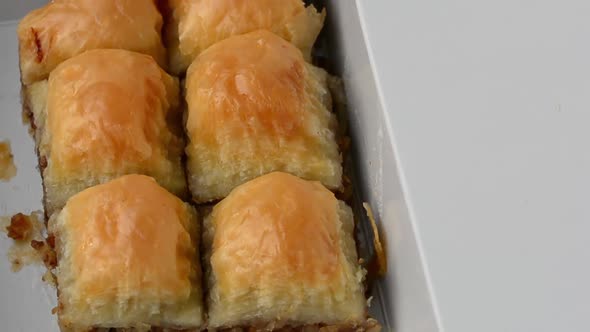 Turkish style baklava dessert alt