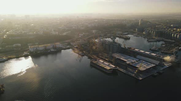 Odessa Port View From Drone alt