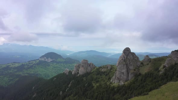 Fly Over Rocks In The Mountains alt