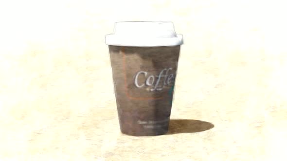 Paper Coffee Cup Stop Motion
