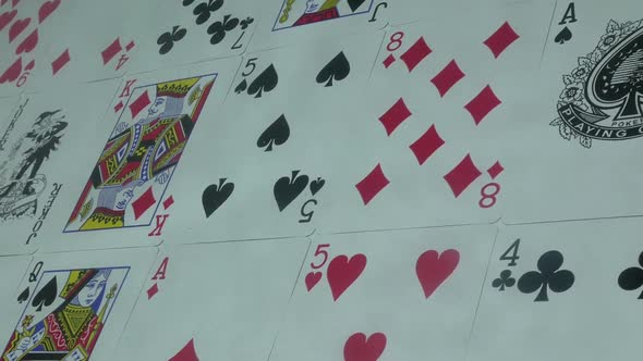 Poker Cards In A Game On The Table alt
