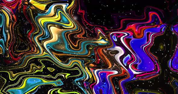 Abstract multicolor twisted animation.Abstract liquid background motion graphic.
