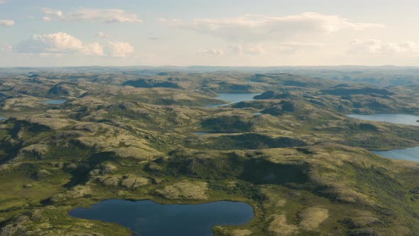 Landscape of Kola Peninsula Near Teriberka Settlement alt