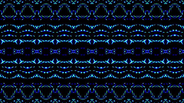 bright light that arranges subtle blue color movements with dots waves, black background alt